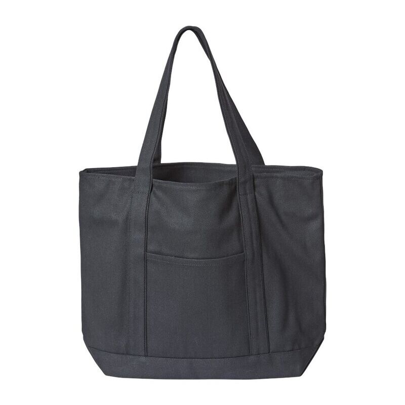XL Zippered Cotton Canvas Resort Tote Thumbnail