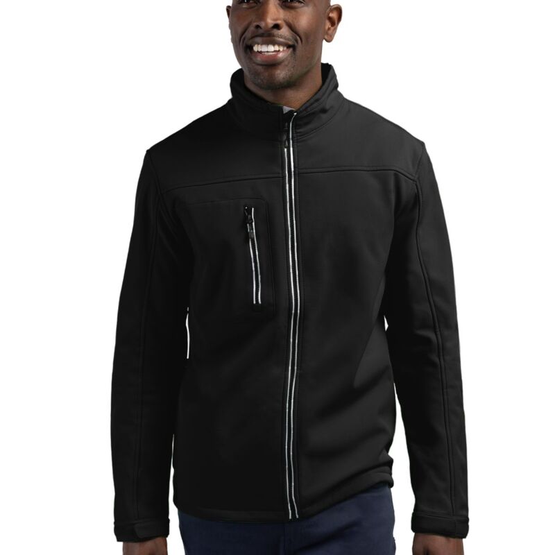Clique Telemark Eco Stretch Softshell Full Zip Mens Jacket Thumbnail