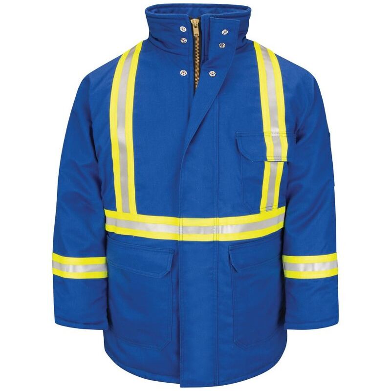 Men's Deluxe Parka With Reflective Trim - EXCEL FR® ComforTouch Thumbnail