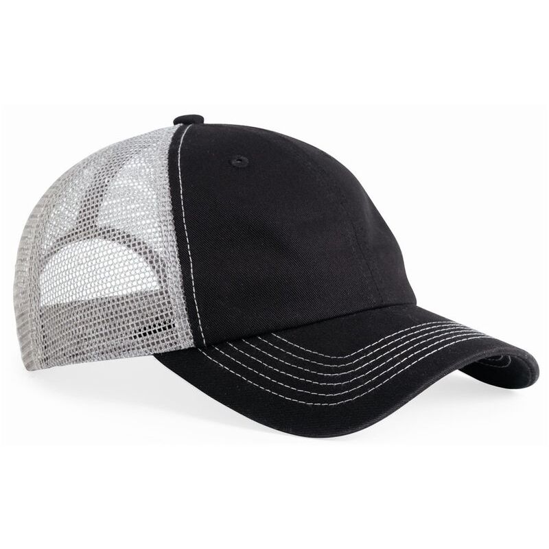 Contrast-Stitch Mesh-Back Cap Thumbnail