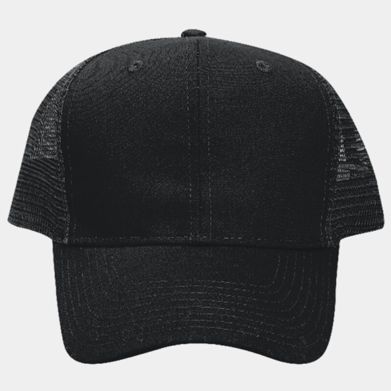 OTTO CAP® 6 Panel Mid Profile Mesh Back Trucker Hat Thumbnail