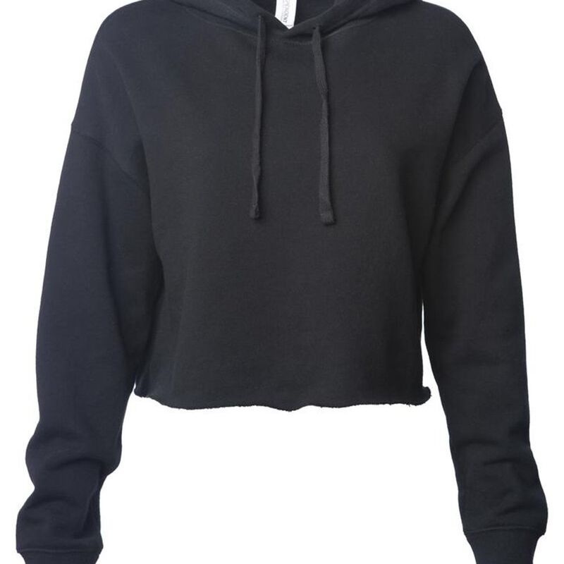 Women’s Lightweight Crop Hooded Sweatshirt Thumbnail