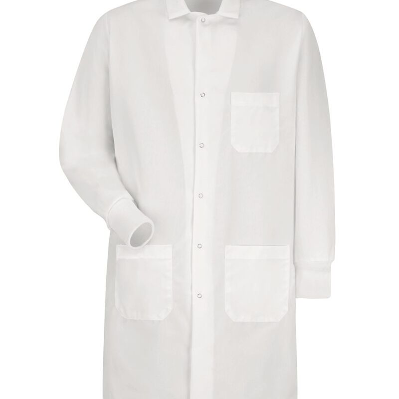 Unisex Poplin Specialized Cuffed Lab Coat Thumbnail