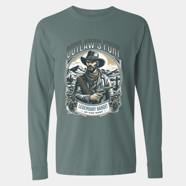 Long Sleeve Garment-Dyed Heavyweight T-Shirt - 6014 Thumbnail