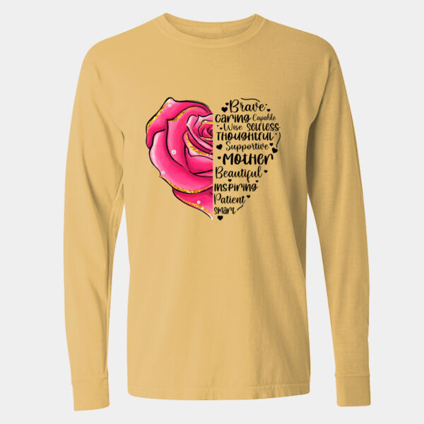 Long Sleeve Garment-Dyed Heavyweight  T-Shirt - 6014 Thumbnail