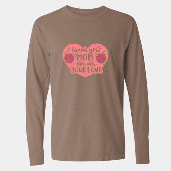  Long Sleeve Garment-Dyed Heavyweight T-Shirt - 6014 Thumbnail